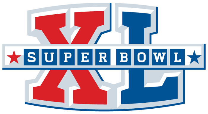 Super Bowl XL Alternate Logo iron on transfers for T-shirts